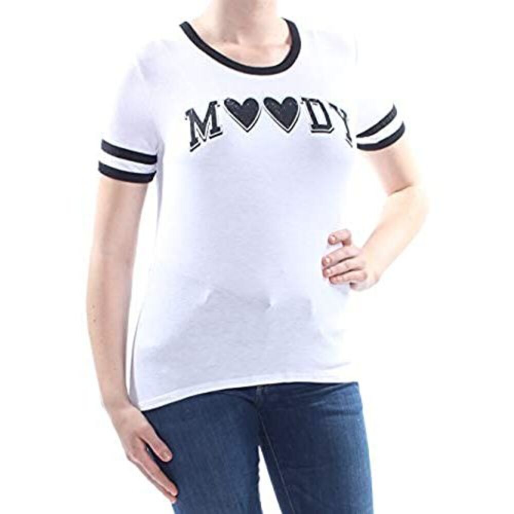 Rebellious One Juniors Moody Graphic Print T-Shirt